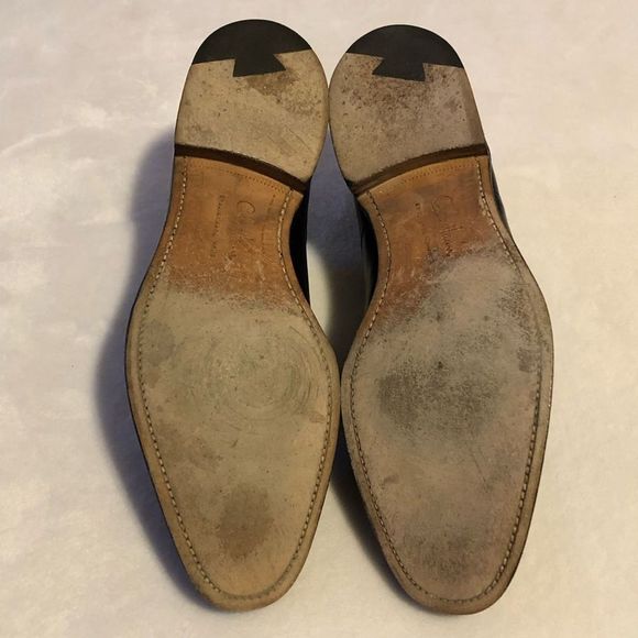 Cole Haan Collection Black Leather Cap Toe Oxfords • US Size 9 • English Benchma main image 5